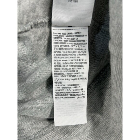 Vintage Abercrombie & Fitch Hoodie Men's 2XL Gray Muscle Fit Y2K Lightweight - Picture 8 of 9